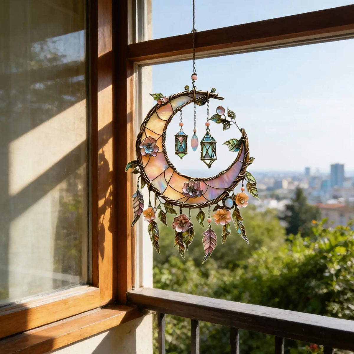 WindowSuncatcher: Unik Magisk Solfanger Vinduesdekoration