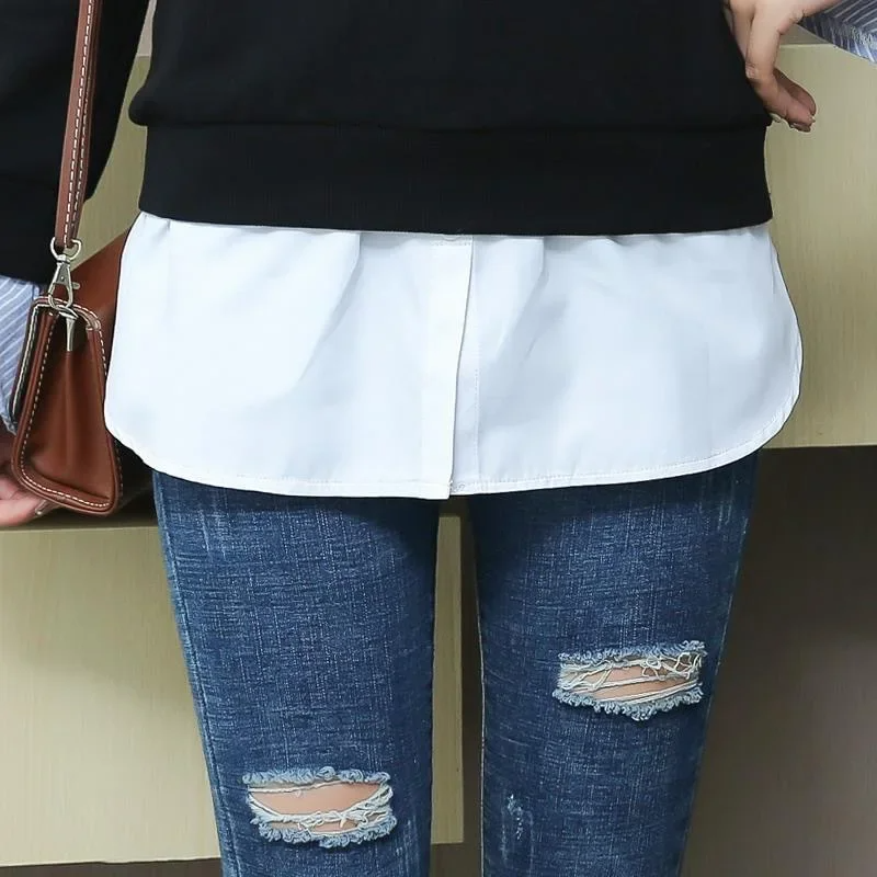 Icone™ WaistSkirt 1+1 GRATIS: Chic Bluse Forlænger Højtaljet Nederdel Til Damer