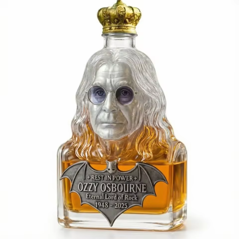LiquorBottle™: Ozzy Osbourne Begrænset Udgave Hyldest Karaffel Spiritus Flaske