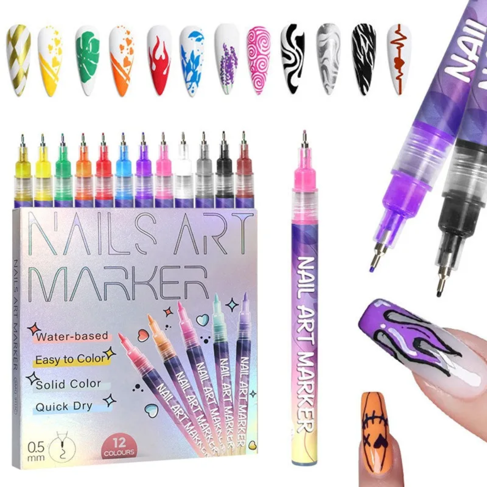 NailStyler™: Præcision Negle Kunst Liner Værktøj Sæt Negle Styler