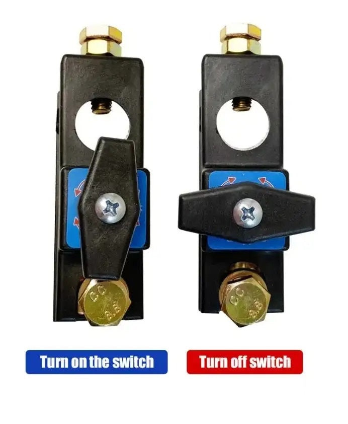 BatterySwitch 1+1 GRATIS - 12V / 24V Bilbatteri Afbryder Kontakt