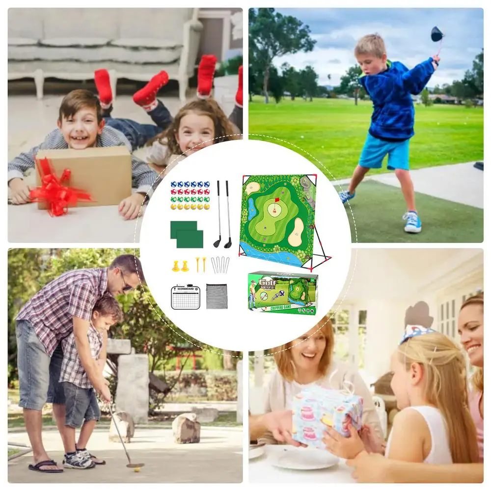 Kletshuts™ PortableGolf: Præcision Chipping Og Putting Bærbar Golf Til Indendørs Og Udendørs Spil