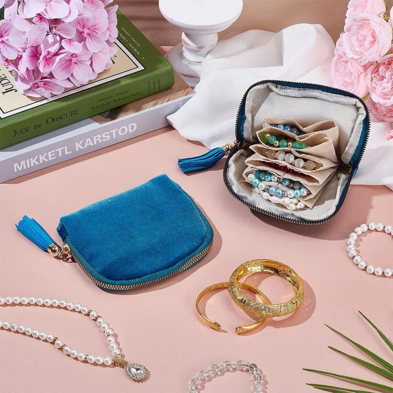 Icone™ JewelryPouch 1+1 GRATIS: Mini Pouch Rejse Smykke Organizer Taske