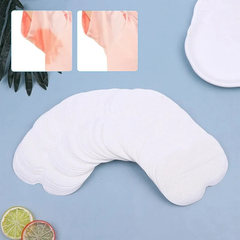 SweatPads 1 Sæt + 1 Sæt GRATIS: Åndbare Engangs Svedabsorberende Underarms puder