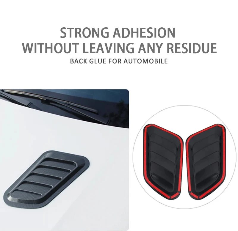 CarHood 1+1 GRATIS - Universel Bilhætte Scoop Dekorativ Ventilation