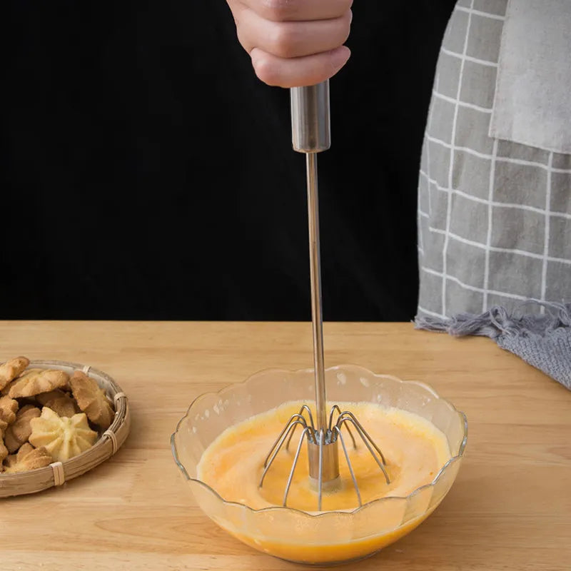 Globetrek° EggBeater 1+1 GRATIS - Rustfrit Stål Manuel Håndmikser