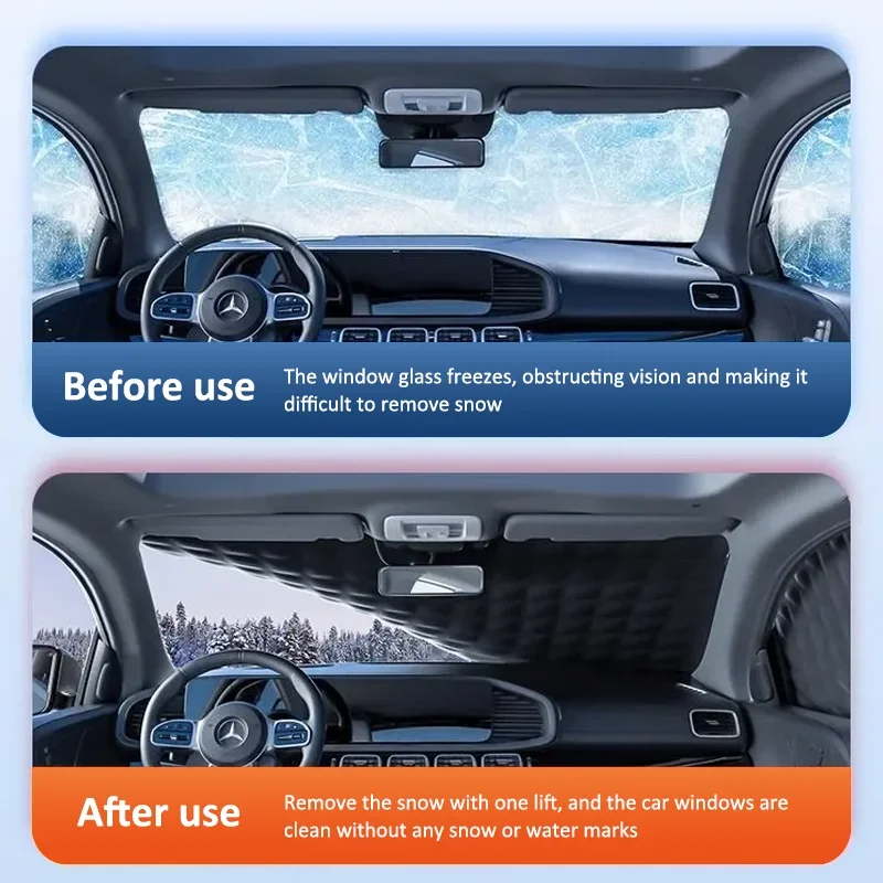 CarCover - Alle Vejr Magnetisk Bil Forrude Dække