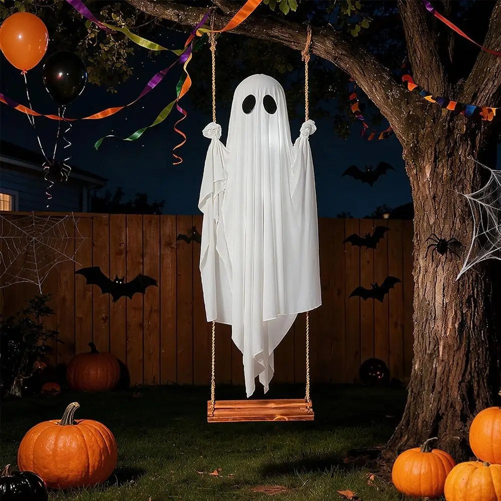 SpookyDecor - Svingende Spøgelse Halloween Spooky Dekoration