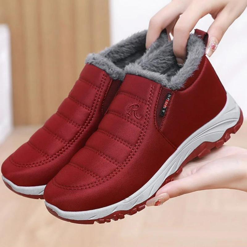 Happy™ WinterBoots:  Mænd Og Kvinder Let Smutte-På Fleece Forede Vinter Støvler