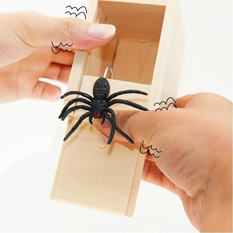 SpiderBox - Edderkop Skræmme Prank Kasse