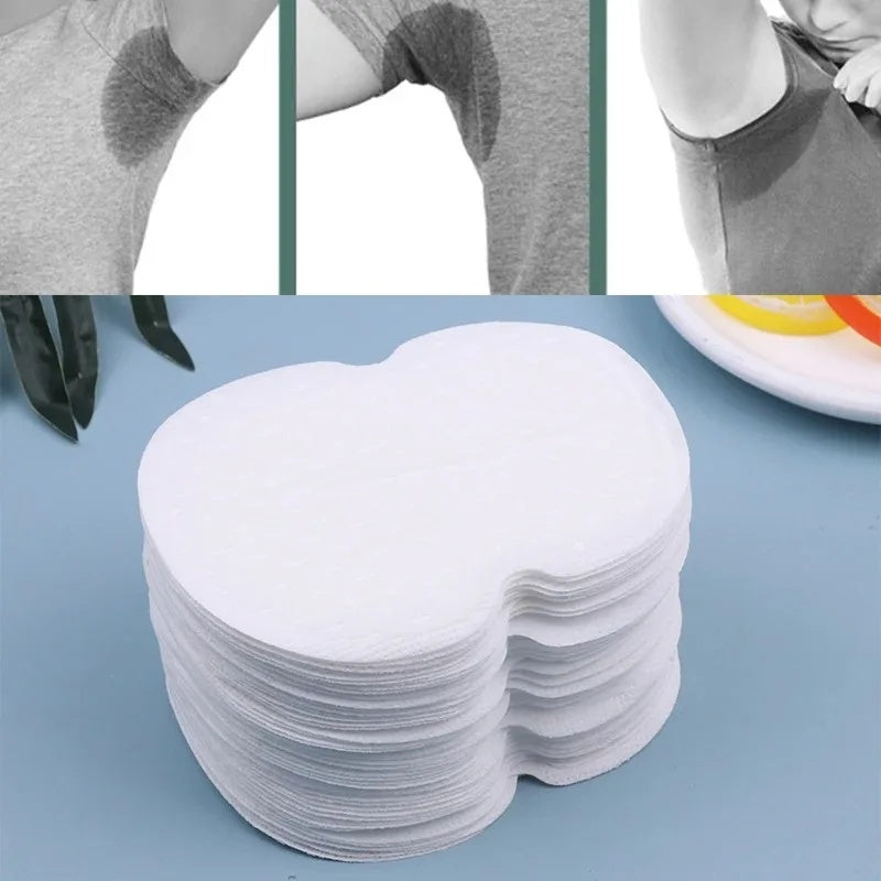 SweatPads 1 Sæt + 1 Sæt GRATIS: Åndbare Engangs Svedabsorberende Underarms puder