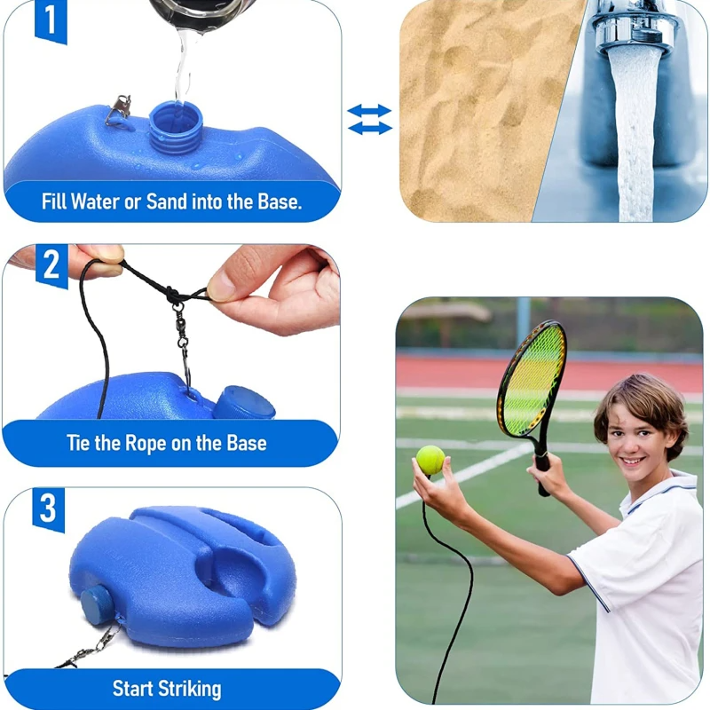 Kletshuts™ TennisTraining 1+1 GRATIS: Børn Og Voksne Tennis Bold Træningssæt