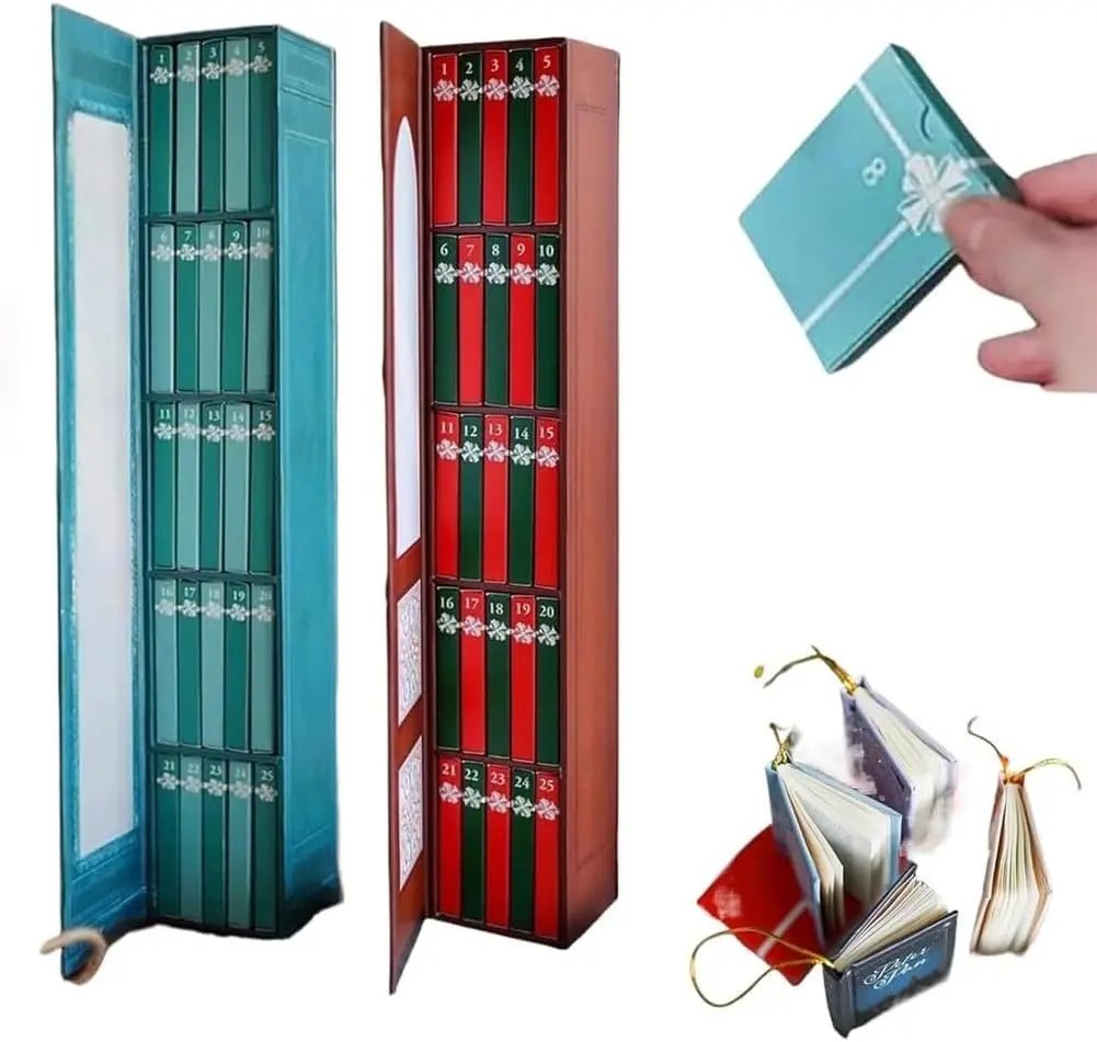 MiniBook - Bogelskerens Julekalender Med Mini Bøger