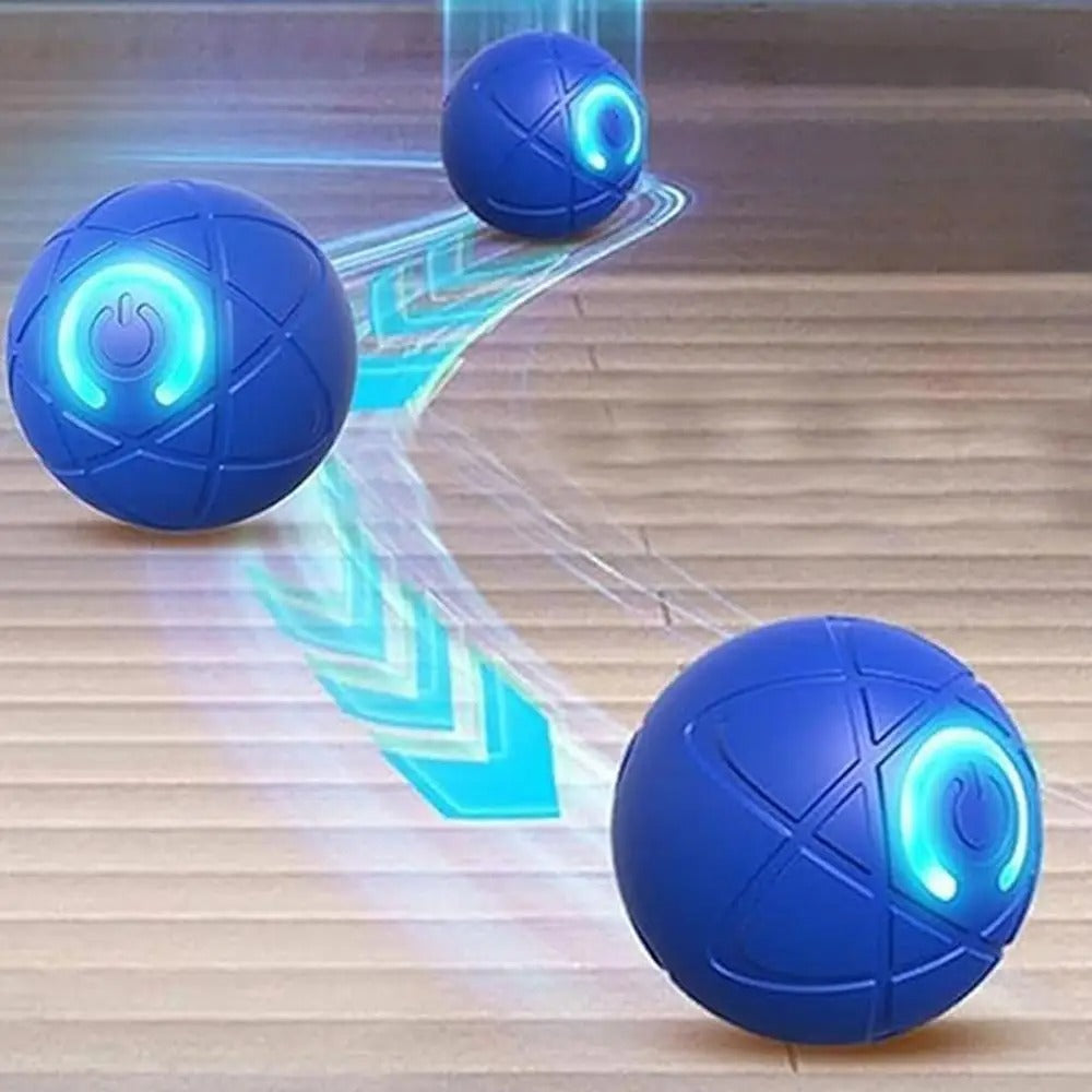 DogCatFri™ InteractiveBall: Genopladelig Interaktiv Kæledyr Legetøjsbold