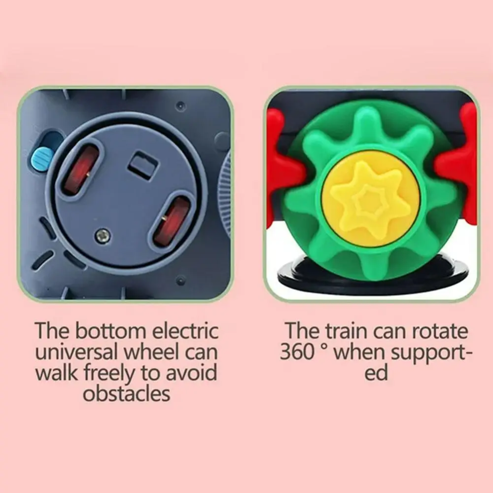 Kletshuts™ DancingTrain: Lys Op Automatisk Dansende Tog Med Synlige Tandhjul