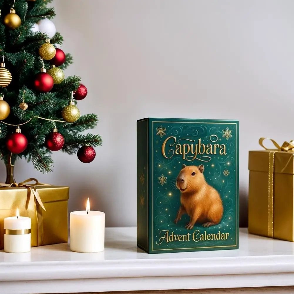 Kletshuts™ CapybaraAdvent: Sødt Og Sjovt Feriegave Capybara Julekalender