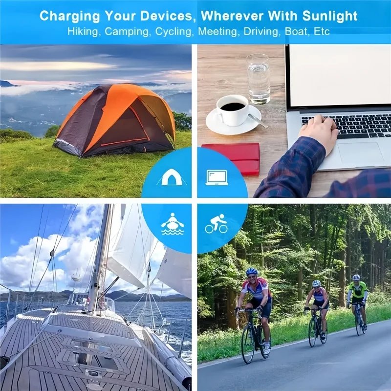 SolarPack - Foldbart Bærbart Solpanel Pakke