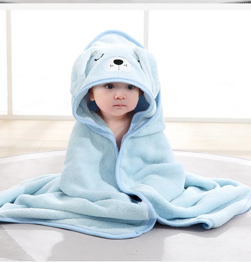 Kletshuts™ BabyBathrobe 1+1 GRATIS - Sødt Dyremotiv Babyhættebadekåbe
