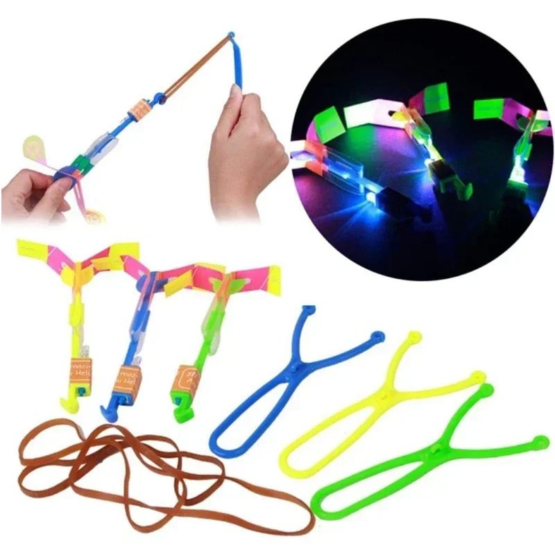 Kletshuts™ SlingshotGlow 5+5 GRATIS - Flyvende Glow Belyst Pil Copter Slingshot