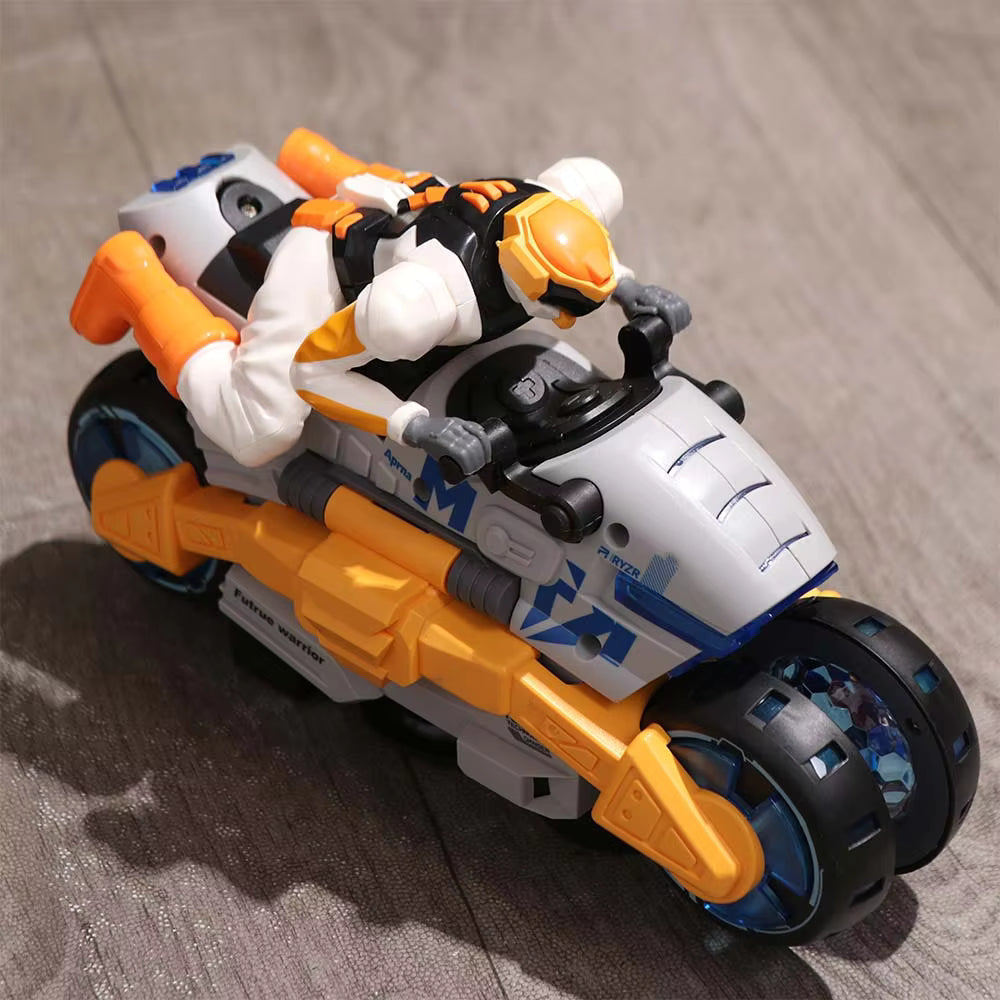 Kletshuts™ BikeToy - Interaktiv Leg Transformerende Stuntcykel Legetøj Til Børn