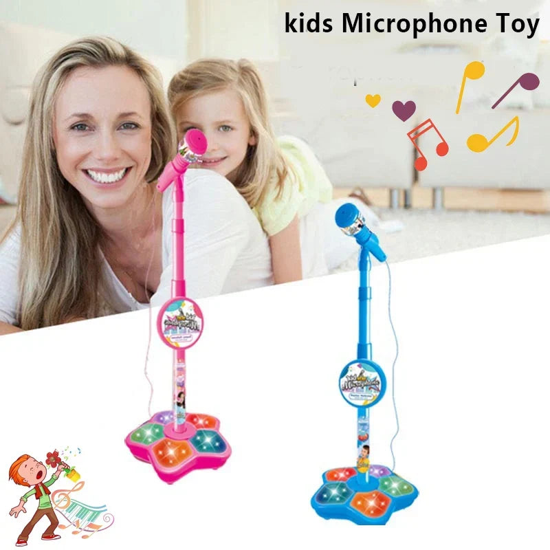 Kletshuts™ MicrophoneStand - Interaktivt Musik Karaoke Mikrofon Stativ Til Børn