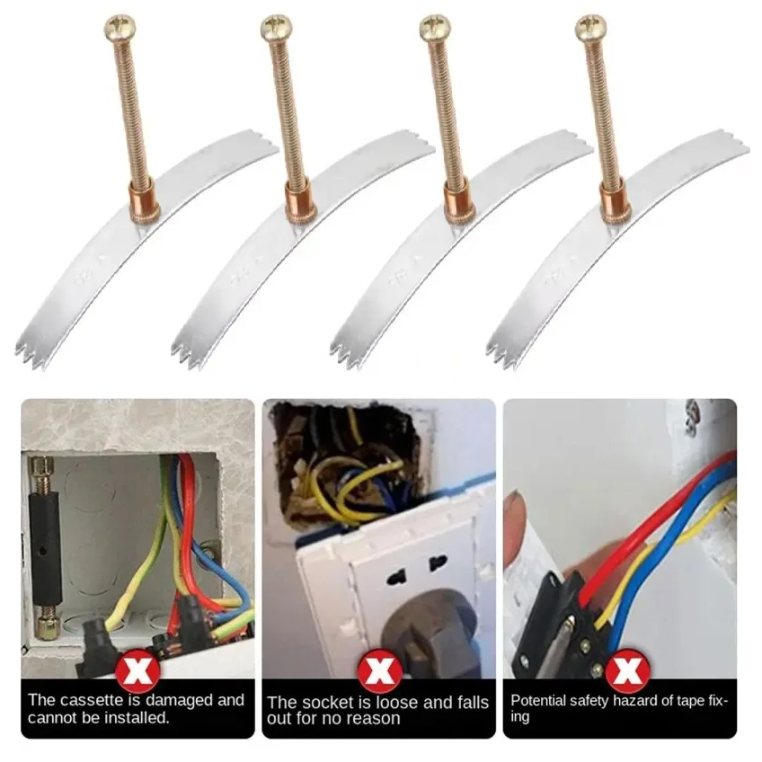 SocketFixer 5+5 GRATIS - Sikker Stikkontakt Passe Let Installation Udtag Reparation Beslag Fixer