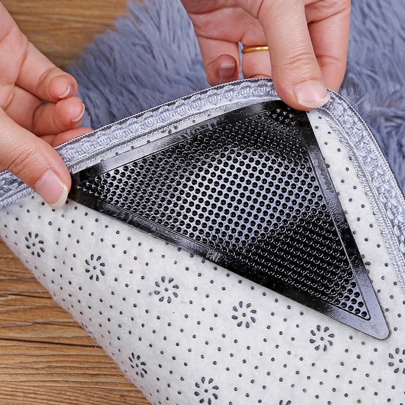 CarpetTape: Sikker Dobbelt-Sidet Skridsikre Patches Hjørne Tæppe Tape