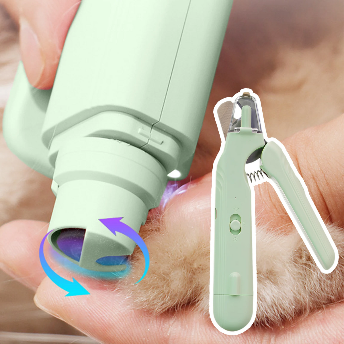 DogCatFri™ NailGrinder: Præcisionspleje til Kæledyrs Negleklipper og Fil