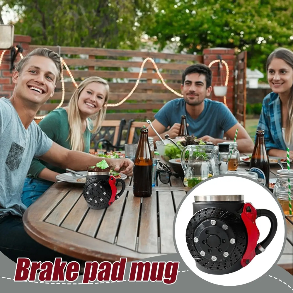Globetrek° BrakeMug – Bil Entusiast Racing Inspireret Kaffe Bremse Krus