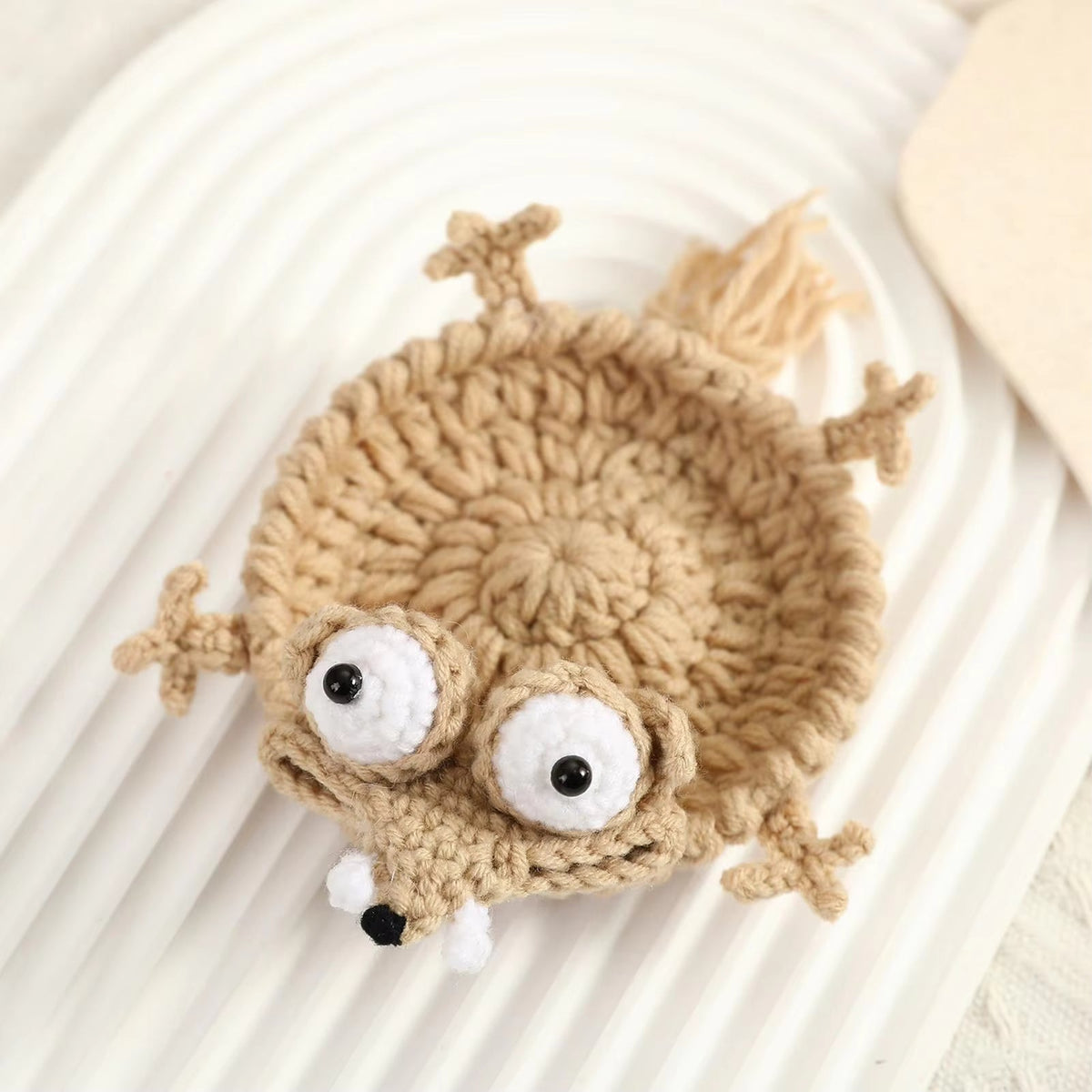 Globetrek° CrochetCoaster  1+1 GRATIS: Sjov Hækle Egern Coaster