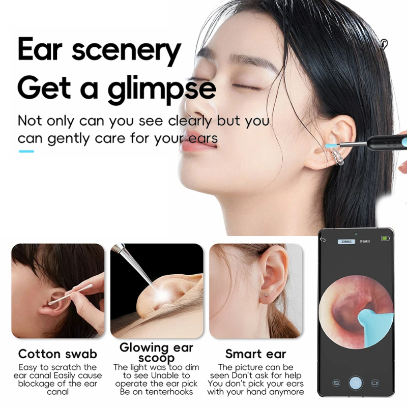 EarCamera - HD Øre Kamera Kit