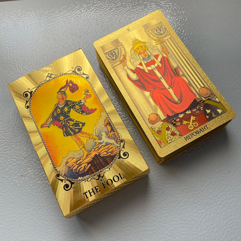 TarotCards - Mystisk Gylden Tarot Kort