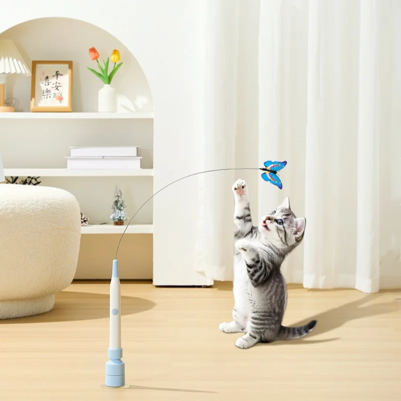 Catfri® DancingButterfly: Interaktiv Legesyg Dansende Sommerfugl Til Katte
