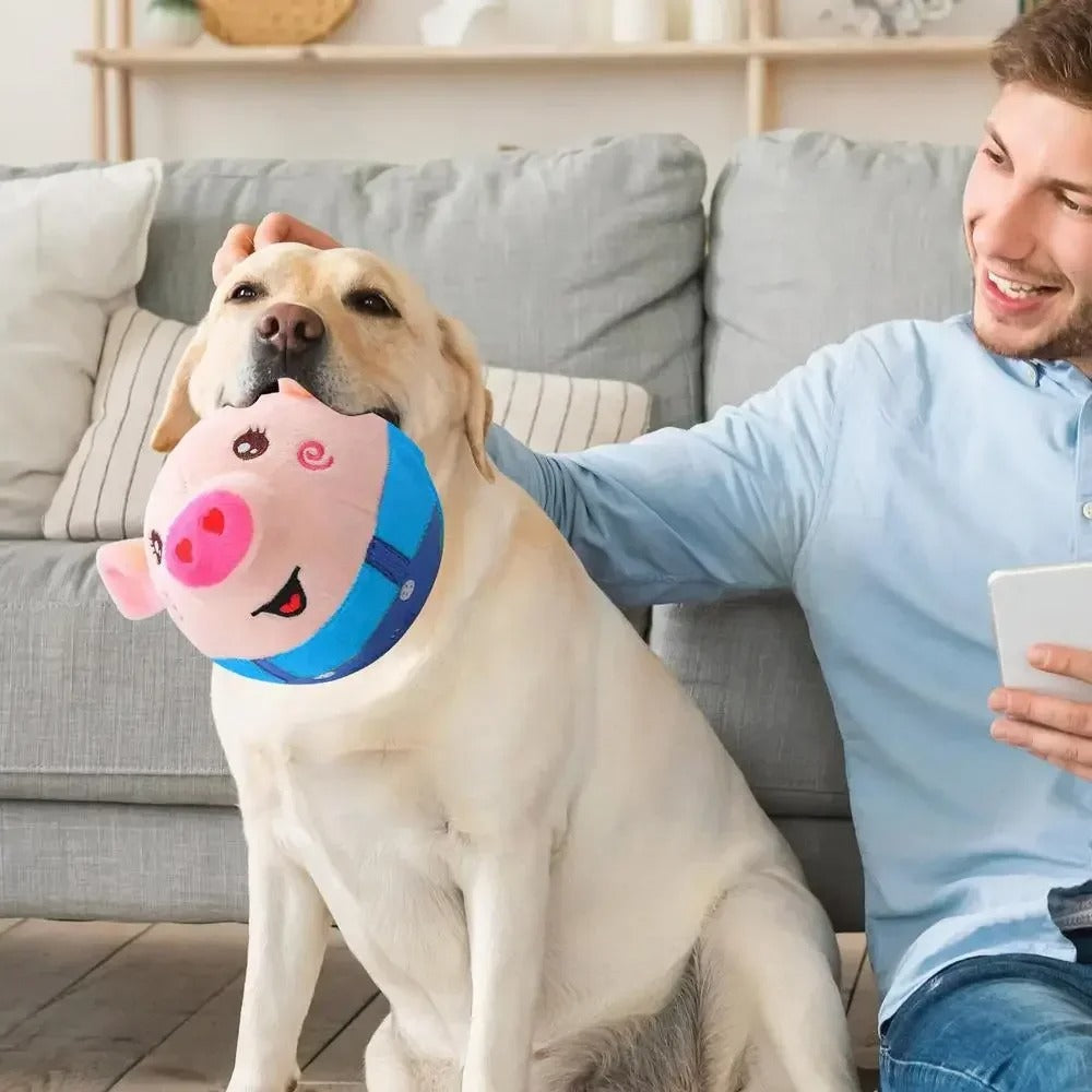 DogCatFri™ BouncingToy: Interaktiv Hoppende Kæledyr Plys Legetøjsbold