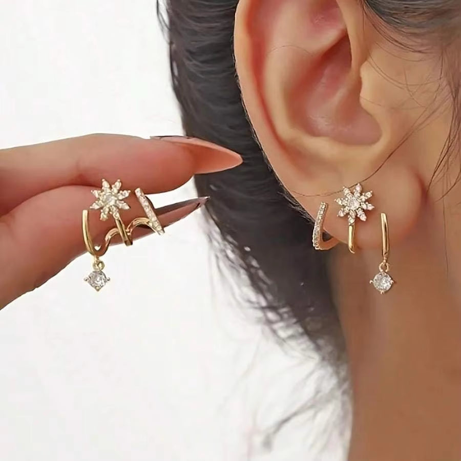 Jewelance™ ClawEarrings 1+1 GRATIS - Mode Glitrende Klør Stud Øreringe