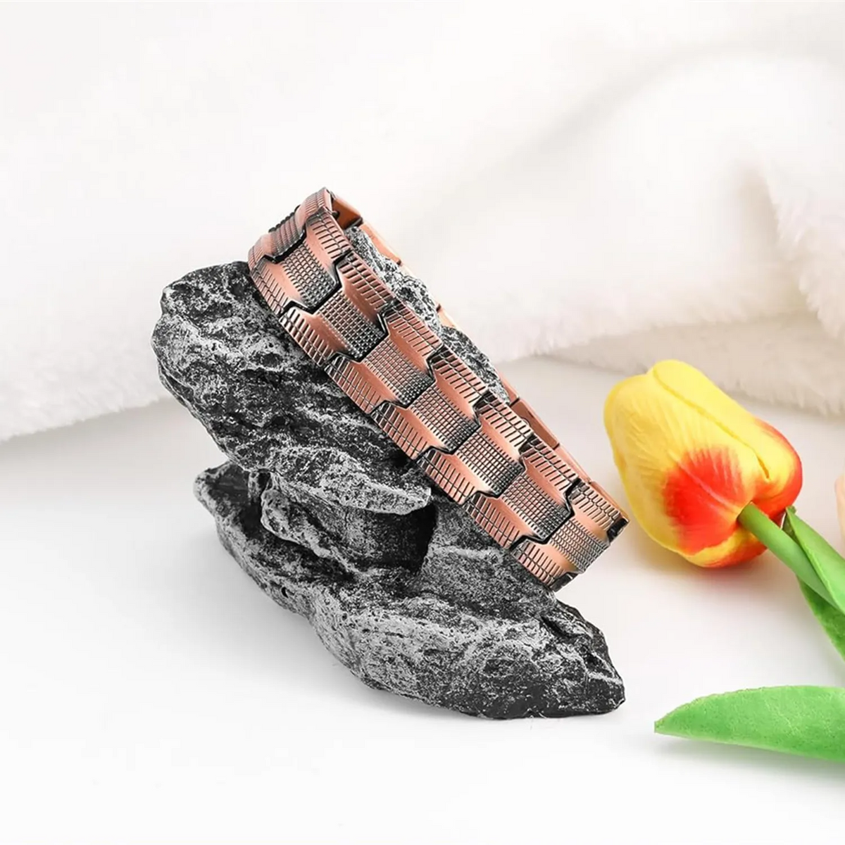 Jewelance™ MagneticBracelet 1+1 GRATIS: Premium Tre-Rækket Design Magnetisk Armbånd
