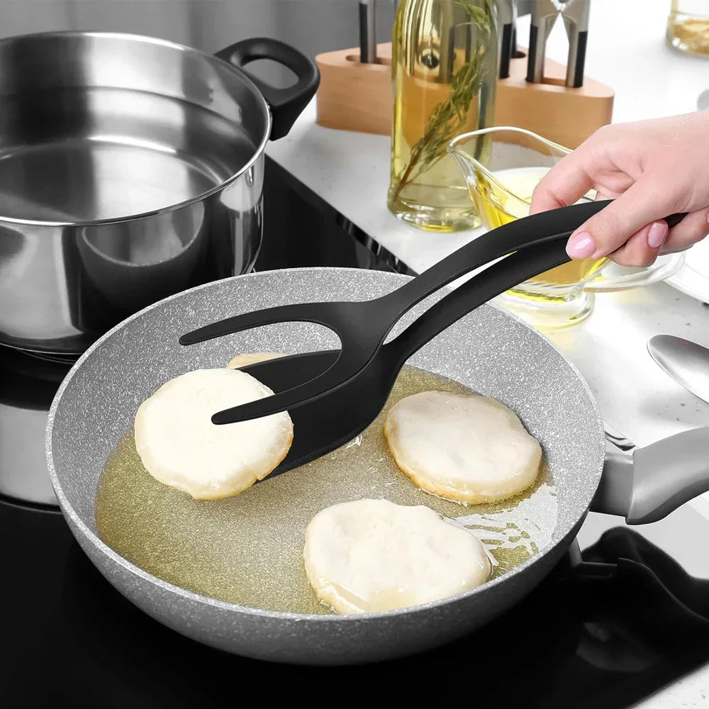 Globetrek° SpatulaTongs 1+1 GRATIS - Nem Flipper 2 I 1 Spatel Og Tænger Køkkenredskab