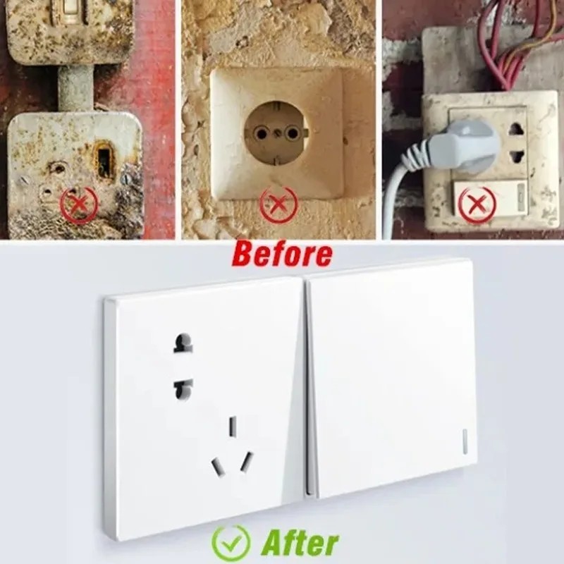 SocketFixer 5+5 GRATIS - Sikker Stikkontakt Passe Let Installation Udtag Reparation Beslag Fixer