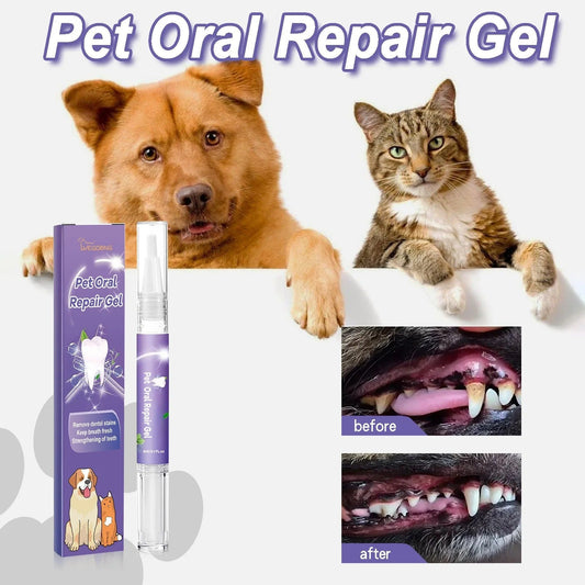 DogCatFri™  DentalPet: Kæledyr Dental Reparation Og Rengøring Gel