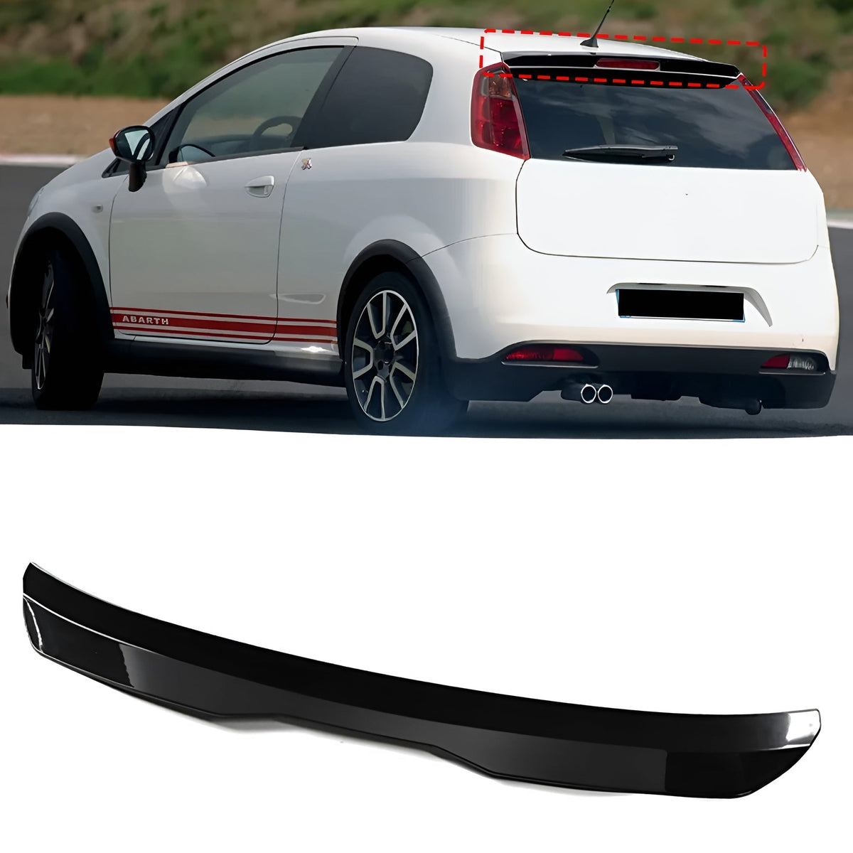 CarSpoiler - Universel Stilfuld Aerodynamisk Bagagerum Vinge Bil Spoiler Tilbehør