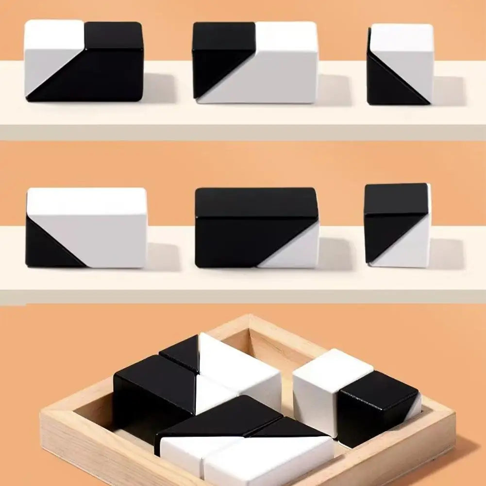 Kletshuts™ BlockPuzzle: Kreativ Interaktiv Hjerneopbyggende Blokpuzzle Legetøj
