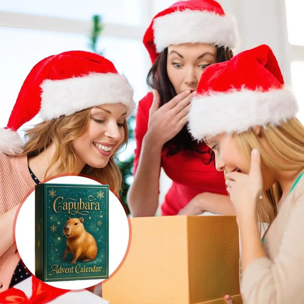 Kletshuts™ CapybaraAdvent: Sødt Og Sjovt Feriegave Capybara Julekalender