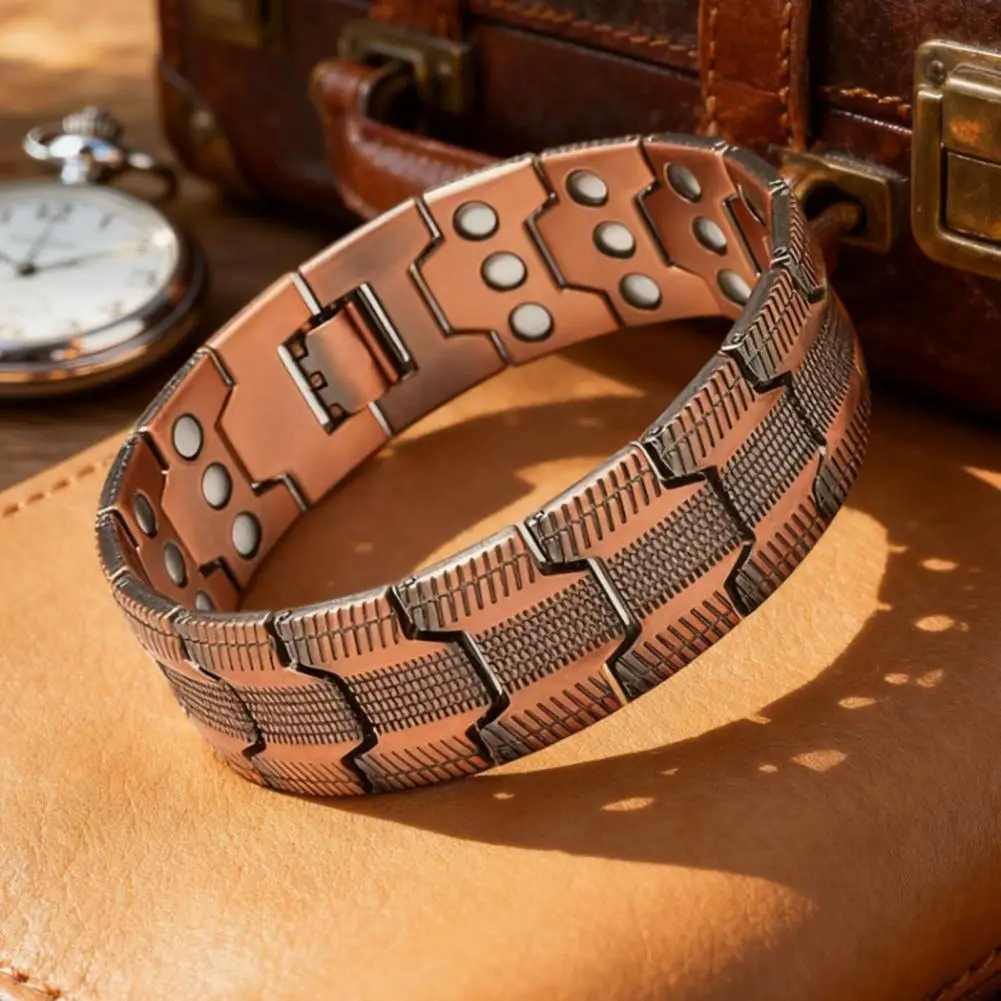 Jewelance™ MagneticBracelet 1+1 GRATIS: Premium Tre-Rækket Design Magnetisk Armbånd