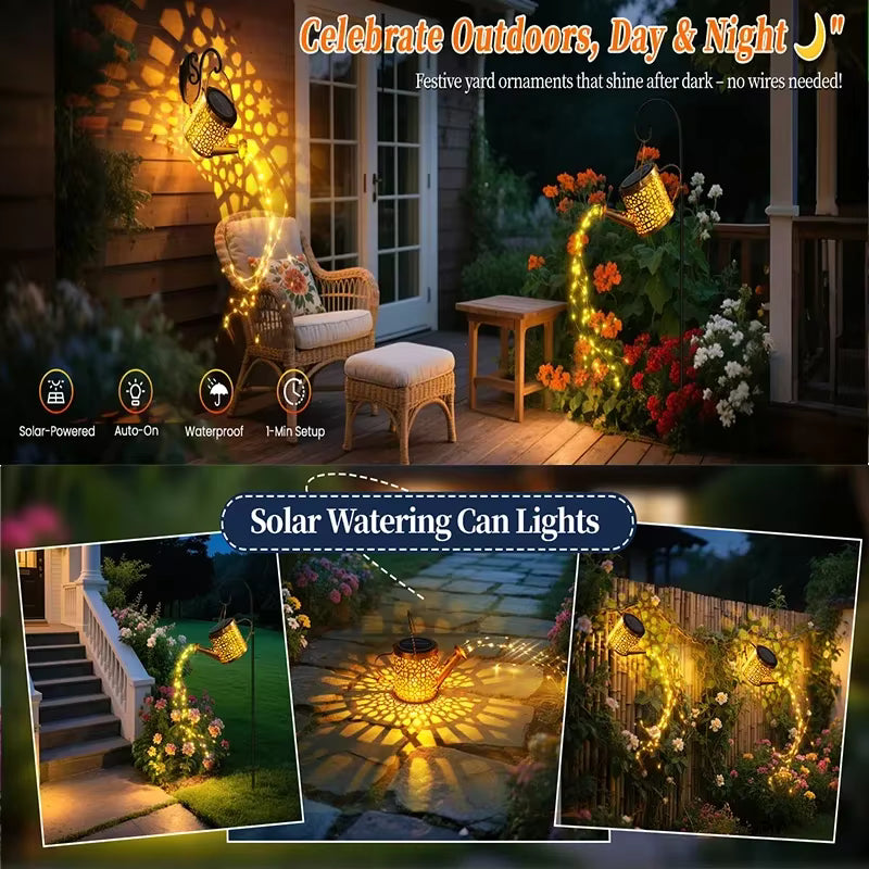 Ledsen™ WaterMagic: Solcelledrevet Magisk Vandkande Havebelysning