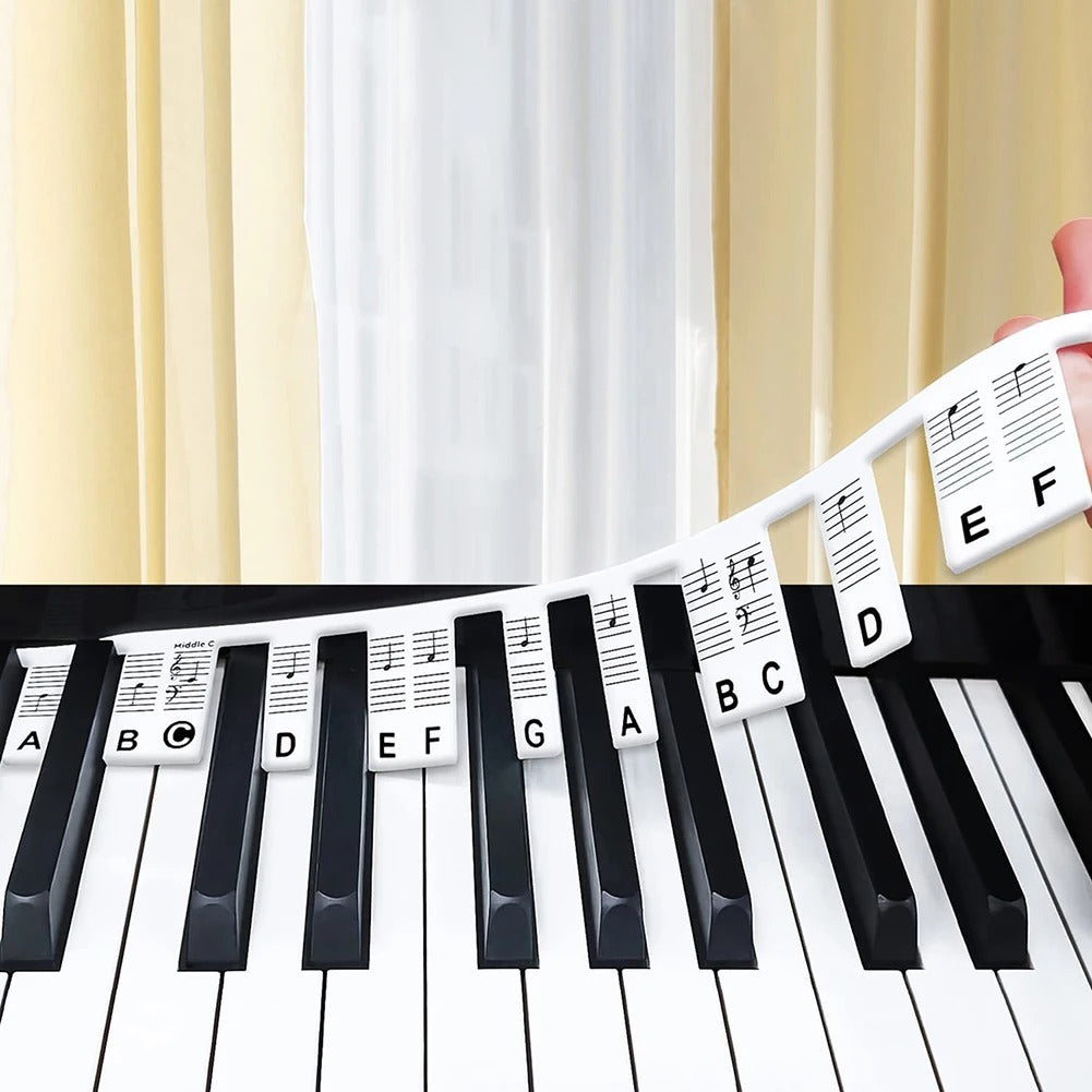 KeyboardLabel - Aftagelig Klaver og Tastatur Silikone Etiket