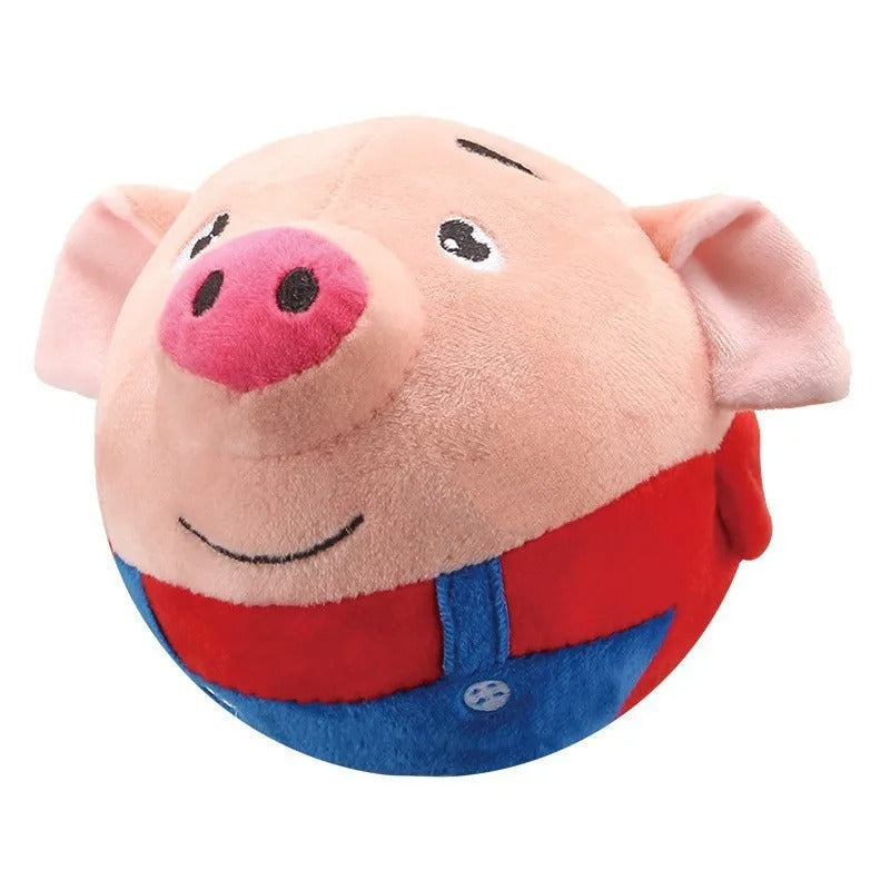 DogCatFri™ BouncingToy: Interaktiv Hoppende Kæledyr Plys Legetøjsbold