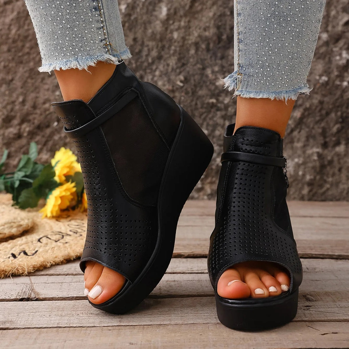 Happy™ FlexiSandals : Åndbar Komfort Og Elegant Fleksibel Stil Sandaler