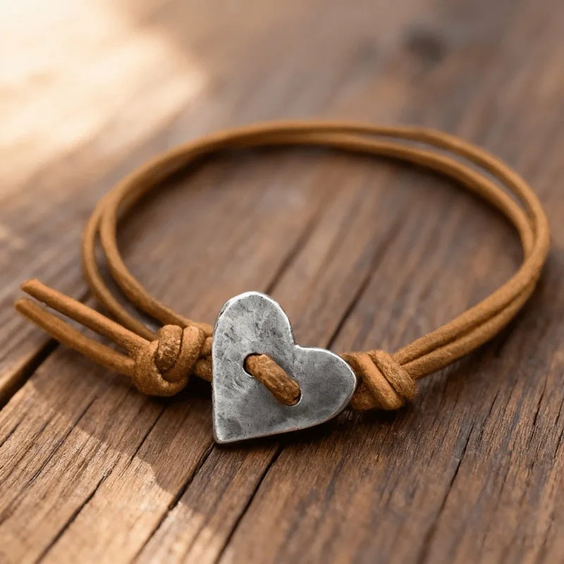 Jewelance™ KnottedBracelet 1+2 GRATIS - Bohème Med Knuder Hjerte Sten Armbånd