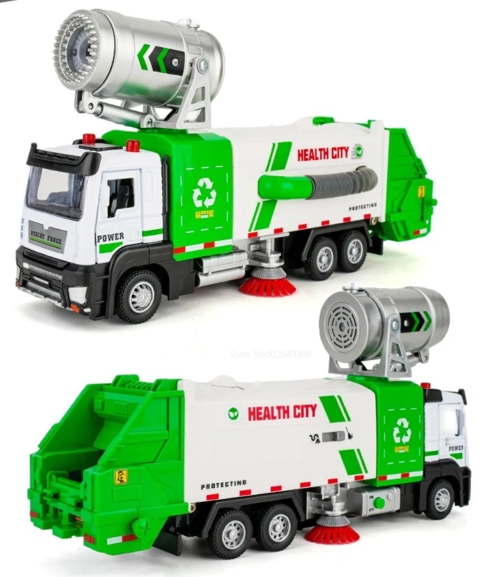 Kletshuts™ CleaningTruck: Realistisk Mini Gadefejningslegetøj Til Børn