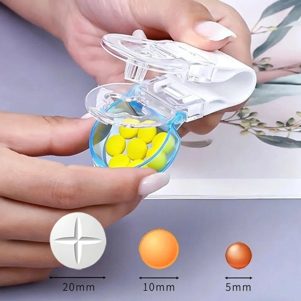 PillDispenser 1+2 GRATIS: Nem At Bruge Pille- Og Tablet Dispenser Værktøj